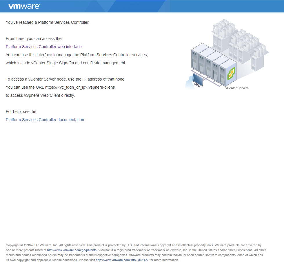 Installing vCenter with External Platform Services Controller